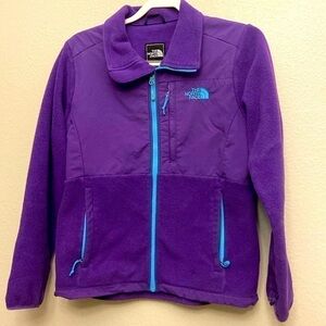 The North Face purple zip up